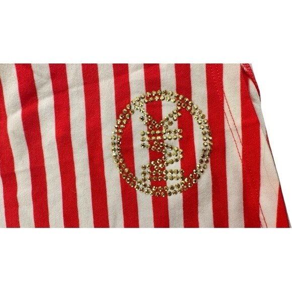 Michael Kors Red and White Striped Sleeveless Top Small - Picture 5 of 6